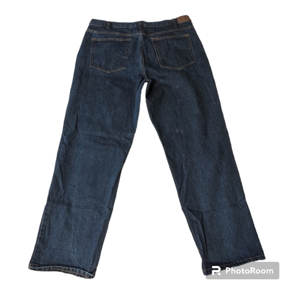Kirkland's Signature Relaxed Fit Dark Blue Jeans. Men's 38Wx32L - Picture 1 of 8
